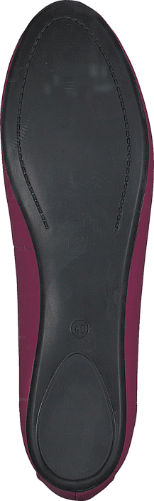 Park West - Leather Ballerina Classic Fuchsia