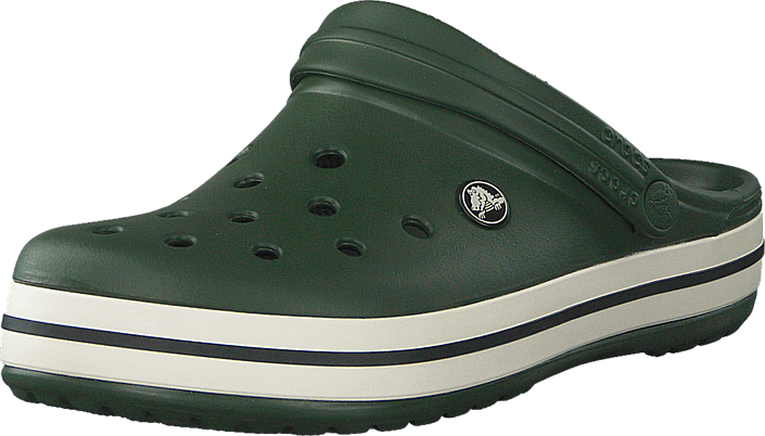 dark green crocs