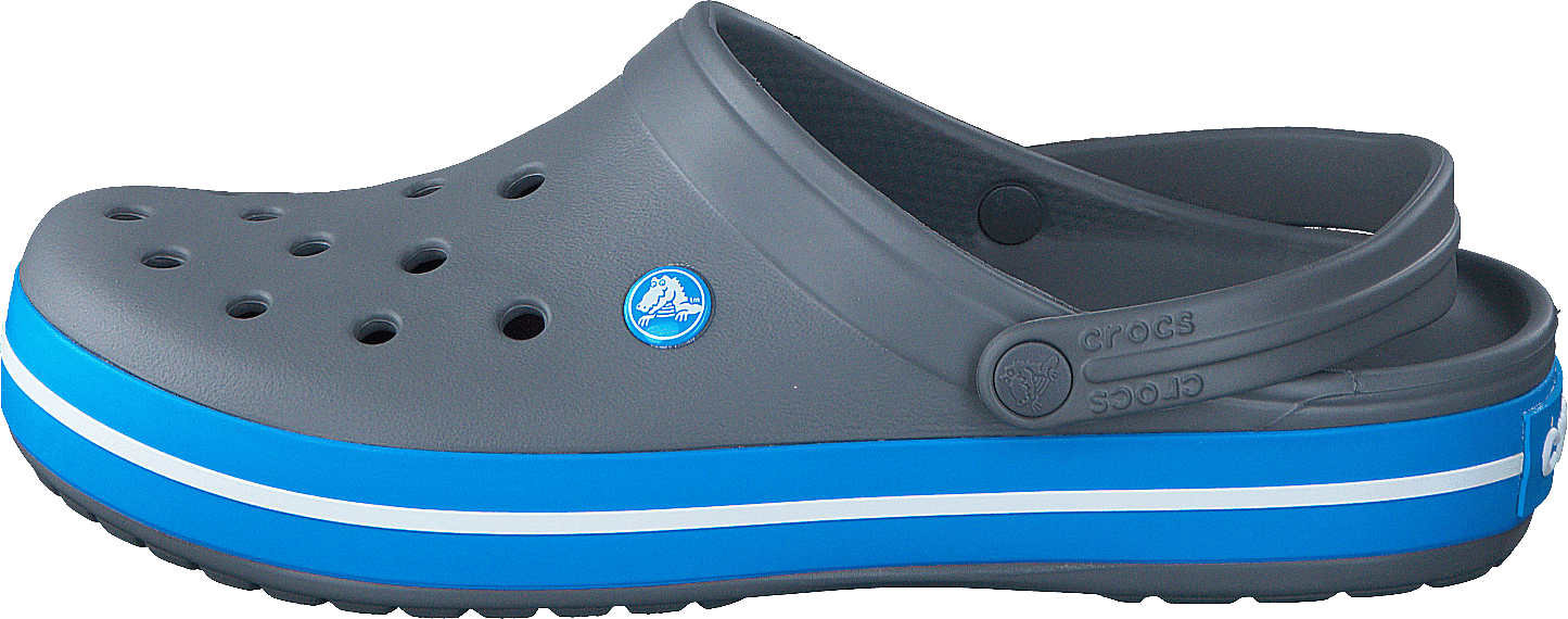 Crocband Charcoal/Ocean, Female, Schoenen, Sandalen en Sloffen, sandalen, Grijs, EU 41/42