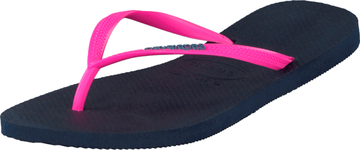 navy blue and pink havaianas
