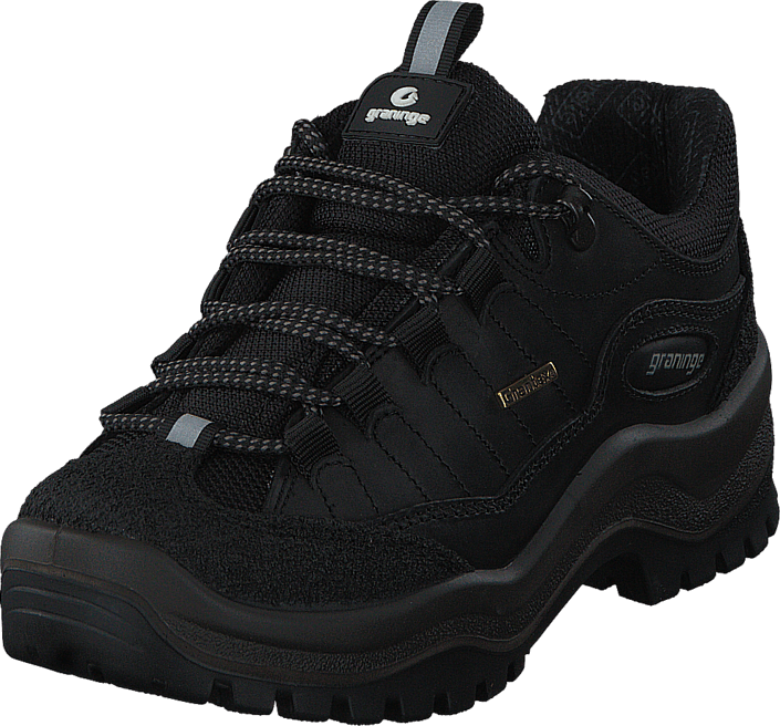 56667 Kjøp Sorte Sko Black Sneakers Online leather Graninge azqwp4q