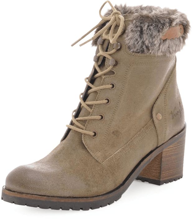Rusty Boot Truffle Oiled Suede