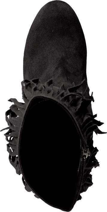 Lady CG - Kansas Long Fringe Boot Black