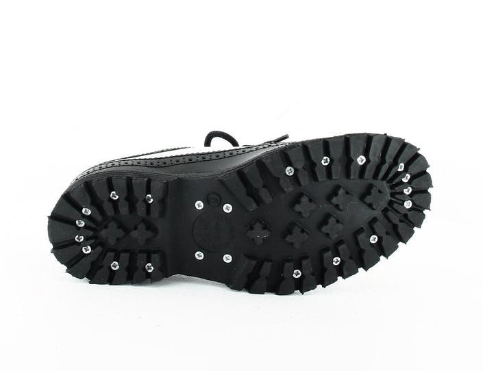 Underground - Brouge Black/White leather