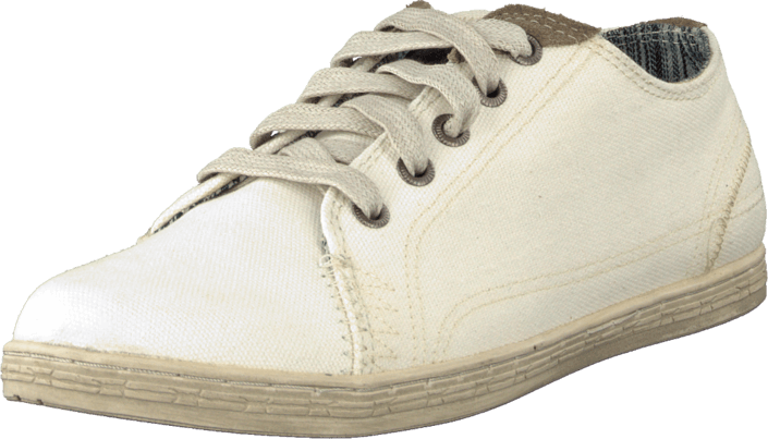 Sneaky Steve - Essex Low Off White Canvas