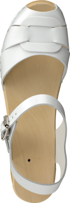 Swedish Hasbeens - Peep Toe High White