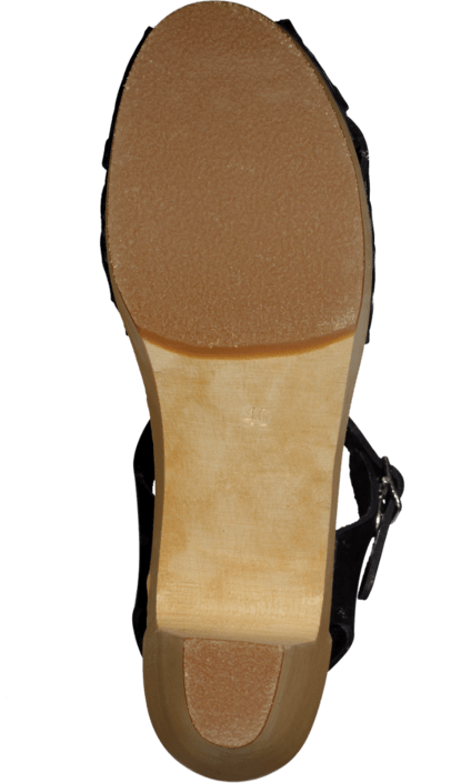 Swedish Hasbeens - Braided Sky High Black/Nature Sole