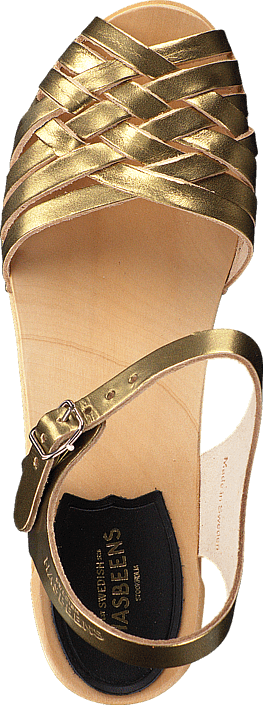 Swedish Hasbeens - Braided Sky High Antique Gold