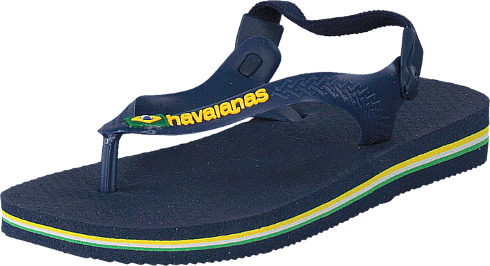 havaianas yellow blue