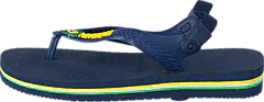 Havaianas - Baby Brasil Logo Navy Blue/Yellow