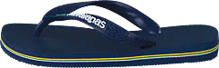 Havaianas - Kids Brasil Logo Navy Blue