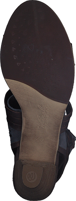 Wrangler - Cher Strips Mid Dark Brown Leather