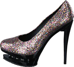 Fashion By C - Crazy party heel Silver