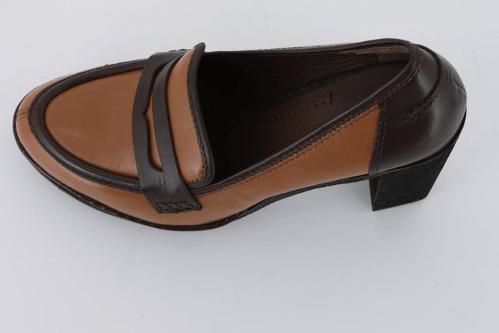 Marc O’Polo - High Heel Loafer Natural Calf