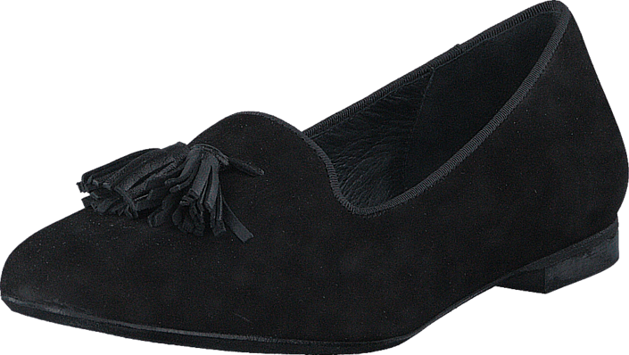 Shoe w Tassels Black