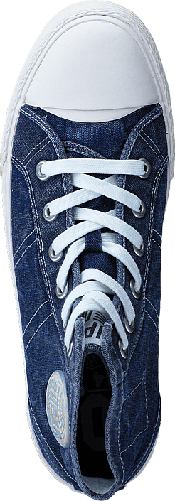 Vintage Series-Boot Off White-Washed Navy