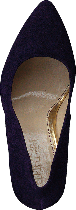 Supertrash - Pump Low Heel Dark Purple