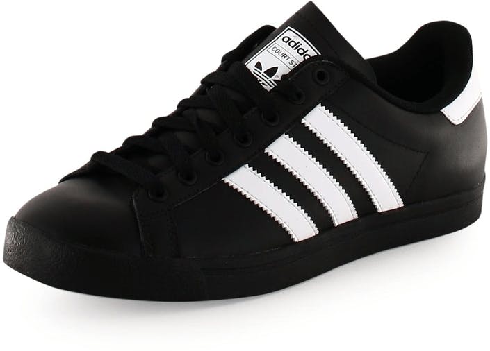 adidas court star black