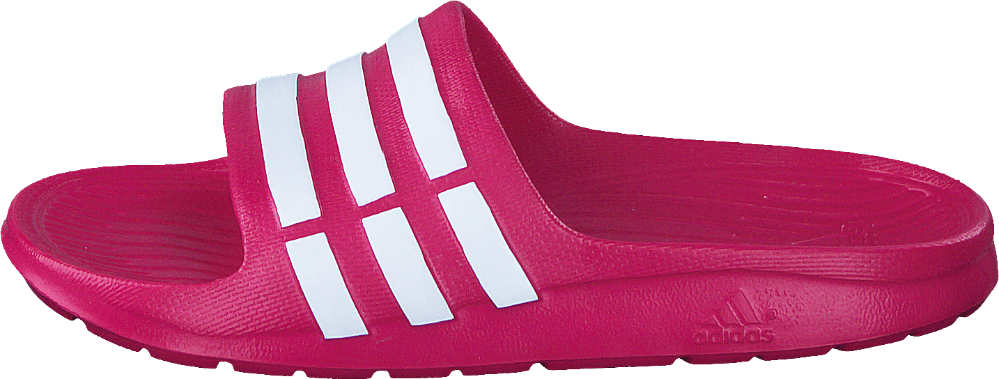 Duramo Slide Bold Pink / Footwear White / Bold Pink, Unisex, Shoes, Sandals and Slippers, sandals, Pink, UK K 11