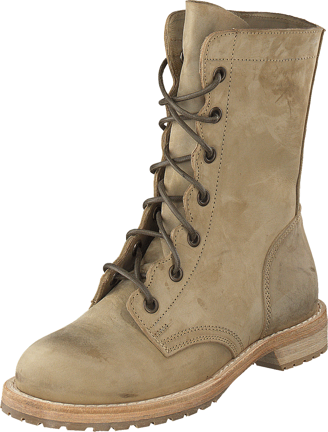 Military Boot Military Green Nubuck