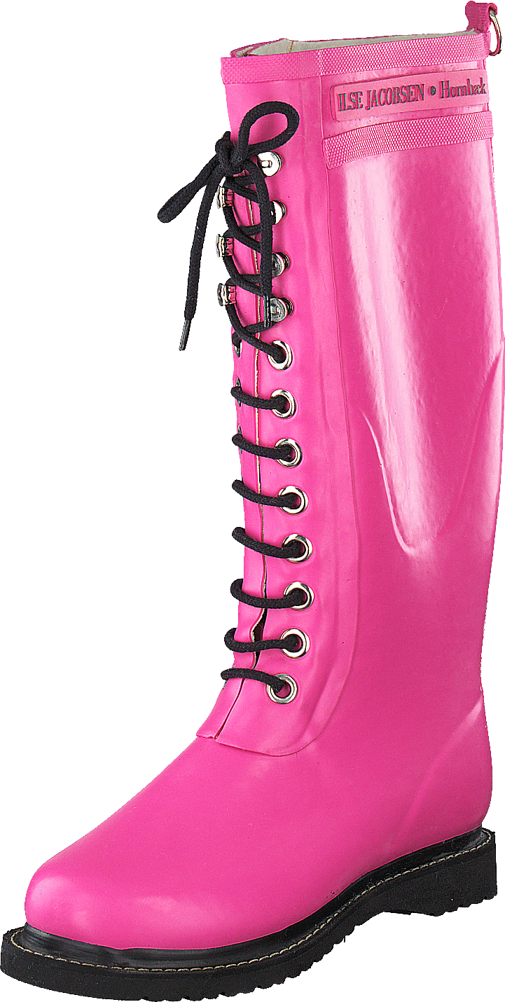 Long Rubberboot Pink