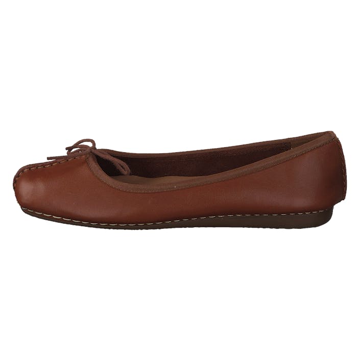 Freckle Ice Dark Tan Lea, Female, Shoes, Flats, ballerina shoes, Brown, UK 3,5