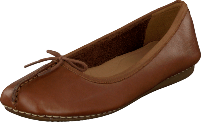 Clarks - Freckle Ice Dark Tan Leather