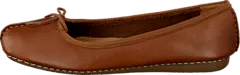 Clarks - Freckle Ice Dark Tan Leather