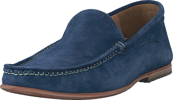 Knowledge Cotton Apparel - Slipper Moccasin Estate Blue