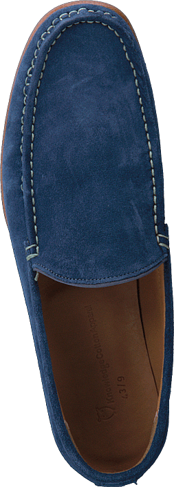 Knowledge Cotton Apparel - Slipper Moccasin Estate Blue