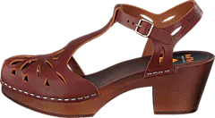 Swedish Hasbeens - Lacy Sandal Cognac