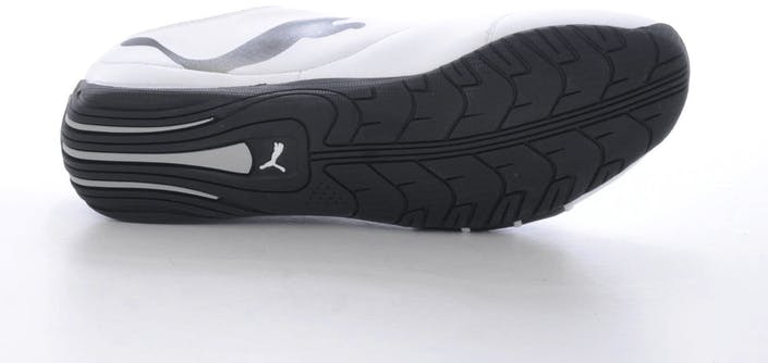 Buy Puma Drift Cat 4 L Jr White Black Shoes Online Footway Co Uk