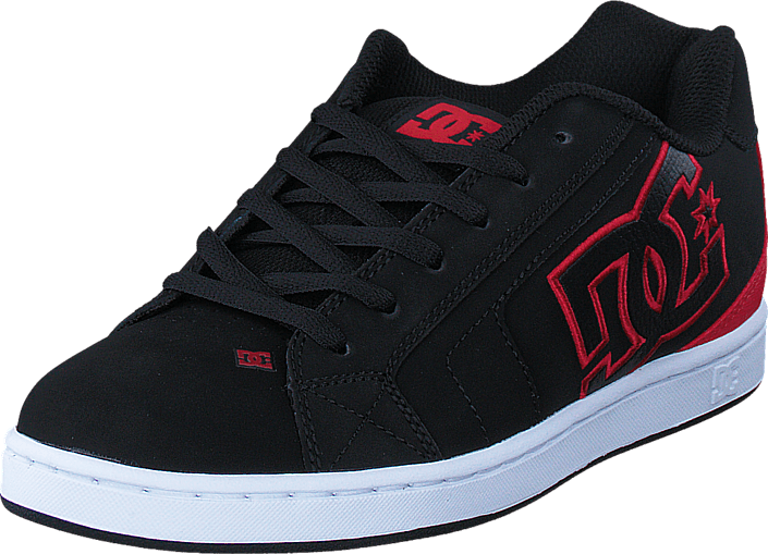 dc shoes black red
