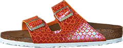 Birkenstock - Arizona Slim Shiny Snake Orange