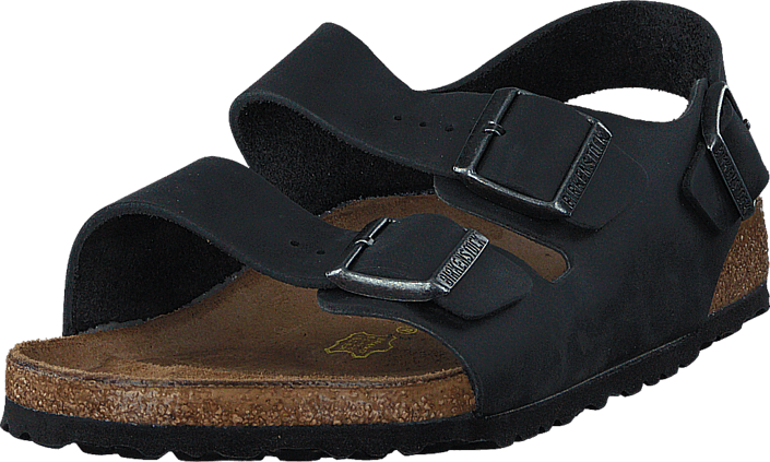 Birkenstock - Milano Regular Black Oiled Leather