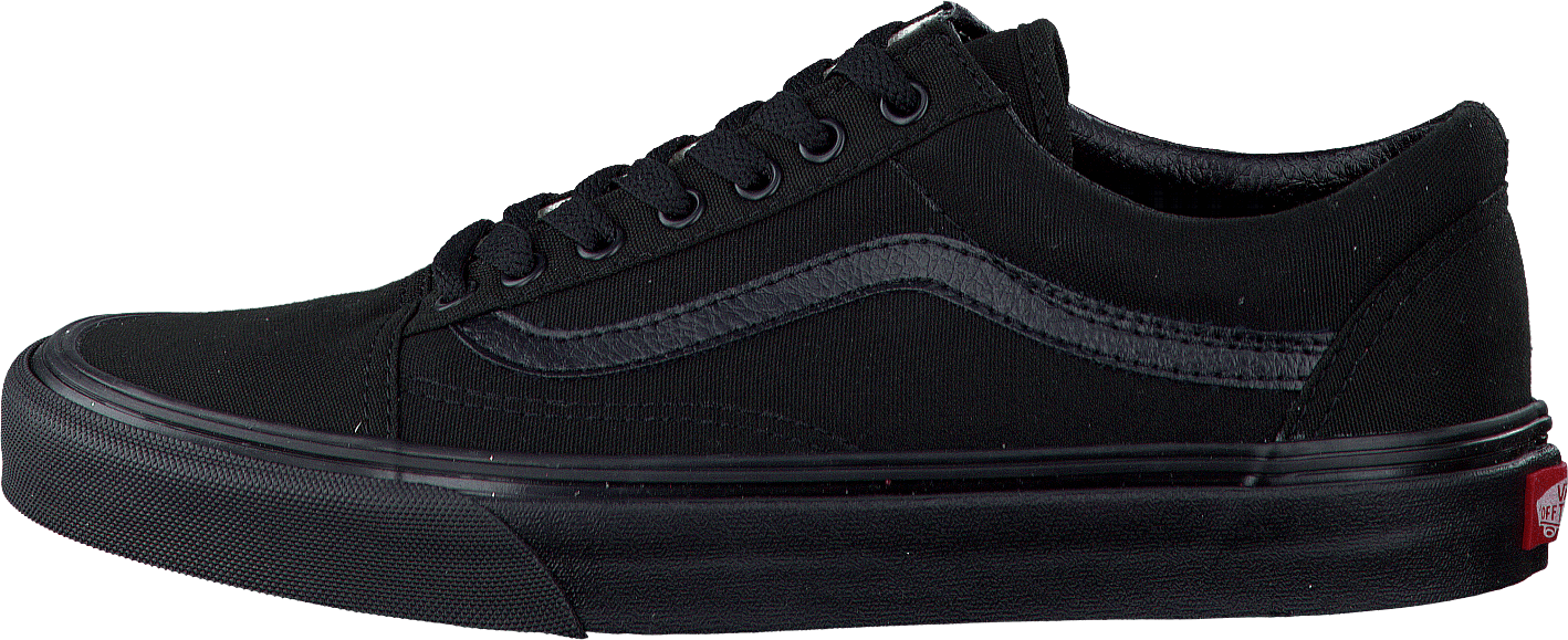 Black vans canvas old hot sale skool