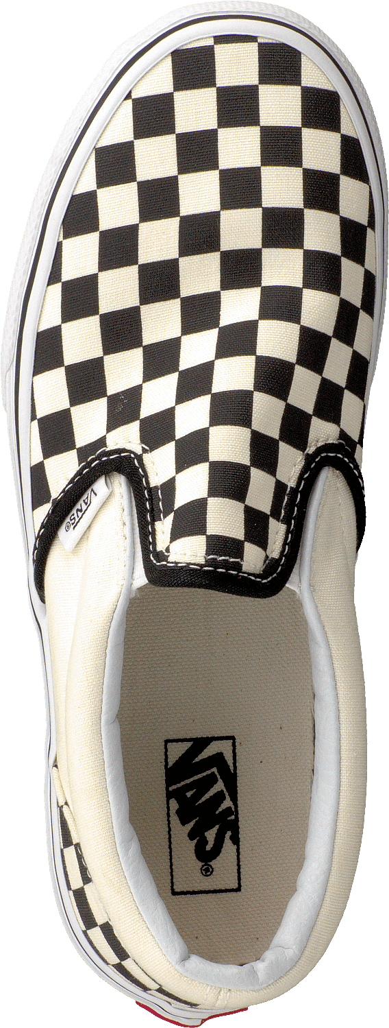 K Classic Slip-On Checkerboard Black
