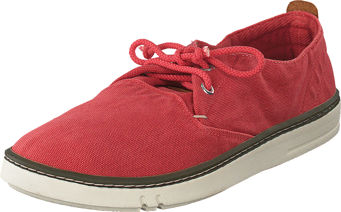 EK Handcrafted Fabric Oxford Washed Red Canvas