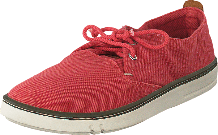 Timberland - EK Handcrafted Fabric Oxford Washed Red Canvas