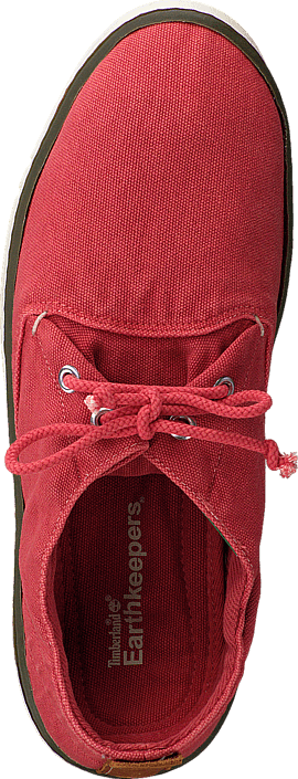 Timberland - EK Handcrafted Fabric Oxford Washed Red Canvas