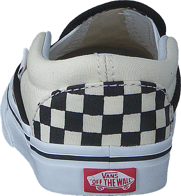 T Classic Slip-On Black And White Checker/White
