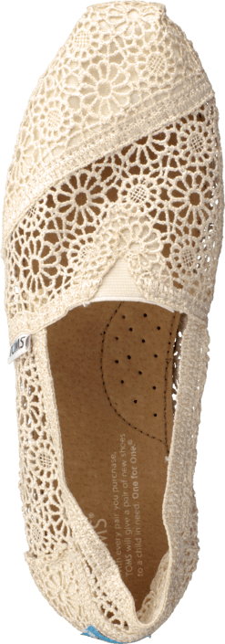 Toms - Seasonal Classic Beige Crochet