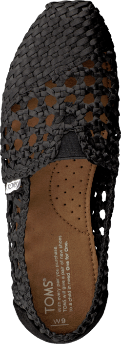 Toms - Seasonal Classic Black Satin