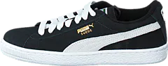 Puma - Suede Jr Black-White
