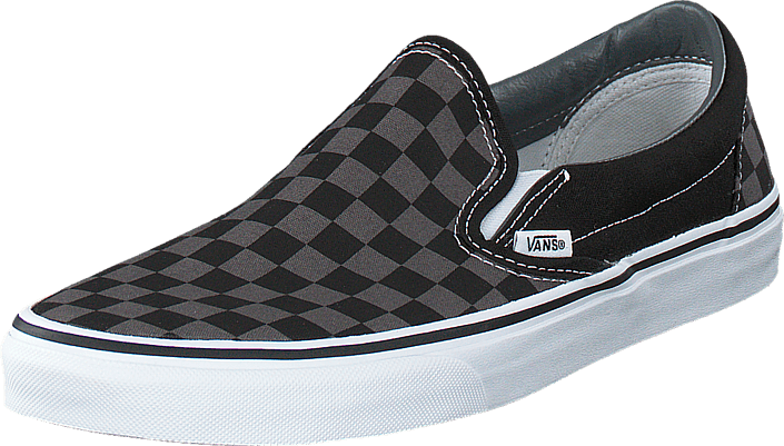 vans slip on checkerboard black