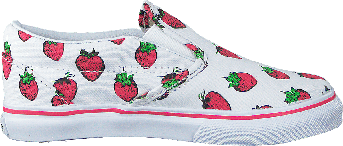 Classic Slip-On (Strawberries) True White