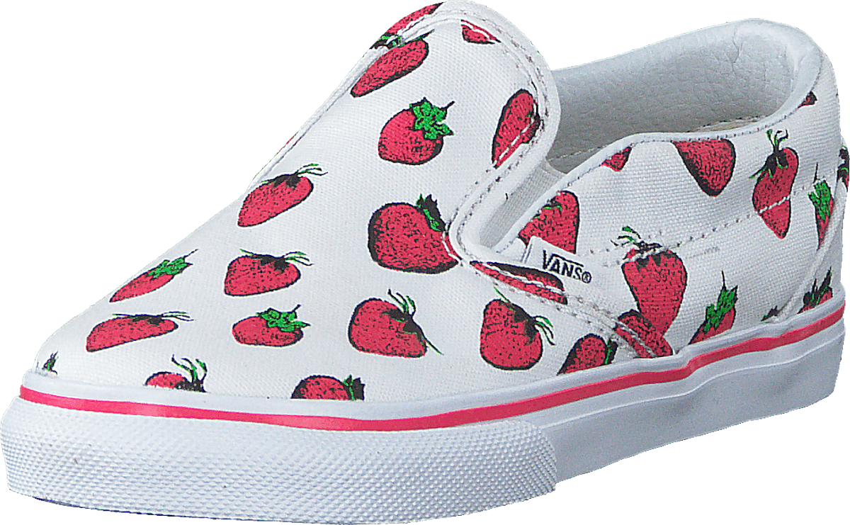 Classic Slip-On (Strawberries) True White