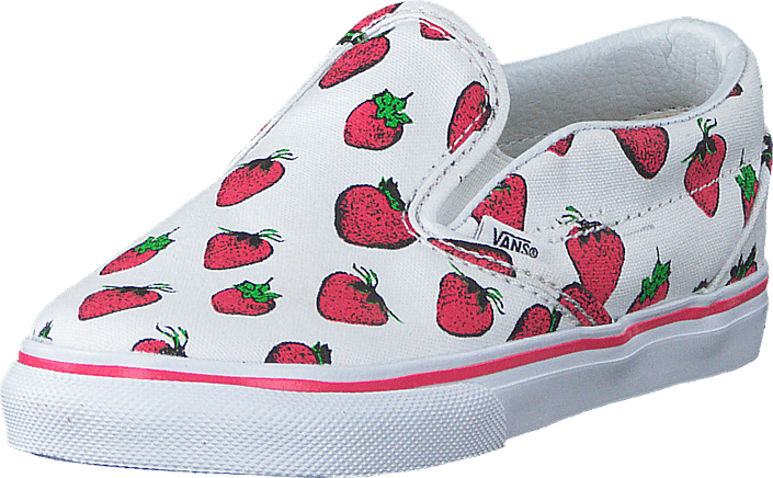 Vans - Classic Slip-On (Strawberries) True White