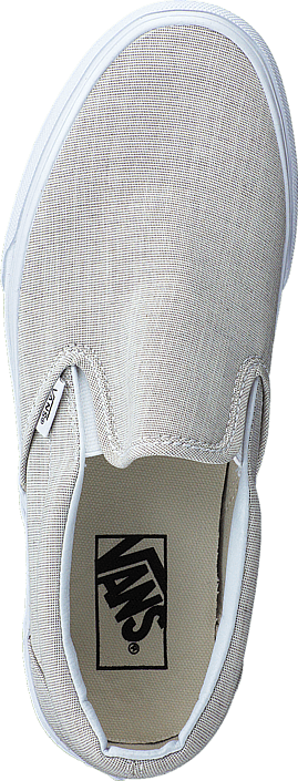 Vans - Classic Slip-On (Chambray) Gray/True White