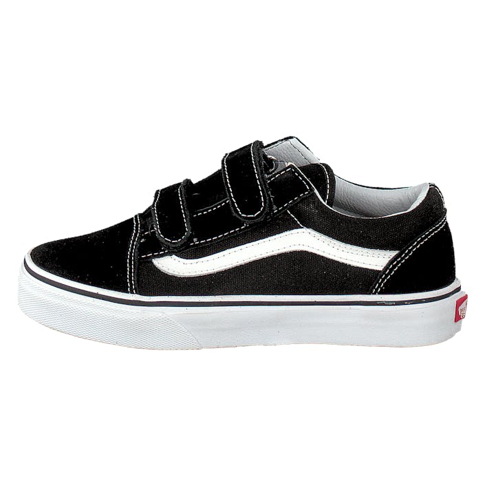 Old Skool V Black/True White, Unisex, Topánky, Tenisky, Tenisky, Čierna, EU 35